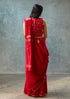 Handwoven Red Bengal Jamdani Saree